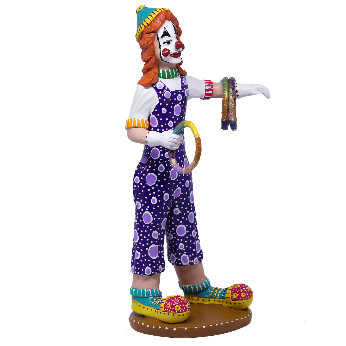 Escultura Palhaço em Cerâmica