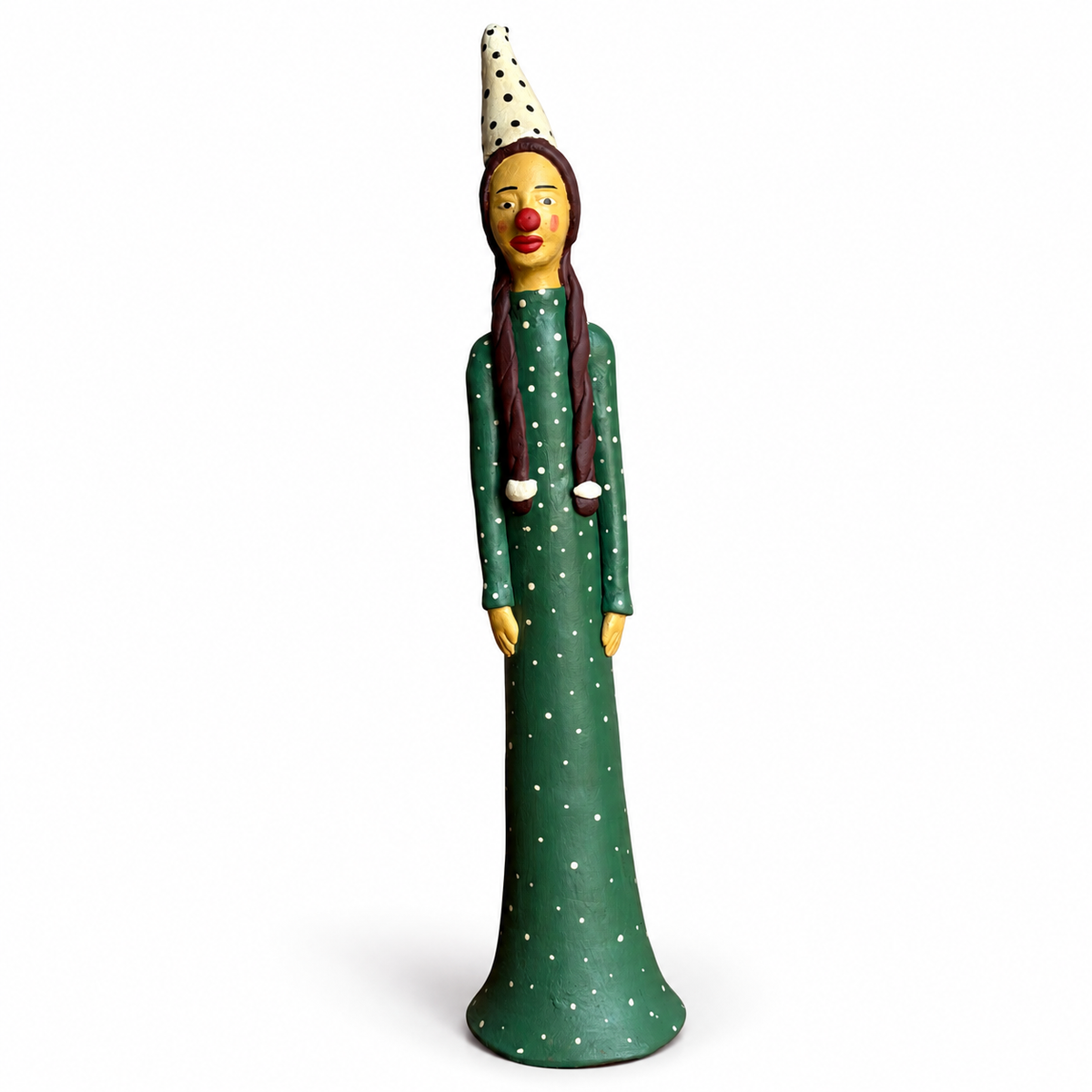 Escultura Palhaço em Cerâmica