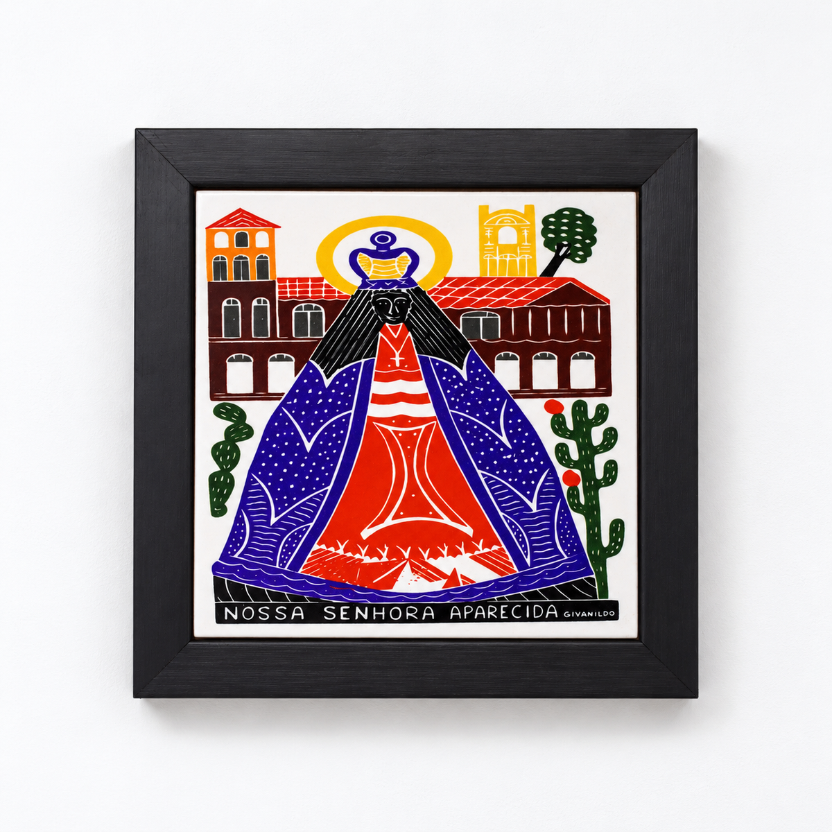 Quadrinho Nossa Senhora Aparecida 20 X 20 cm