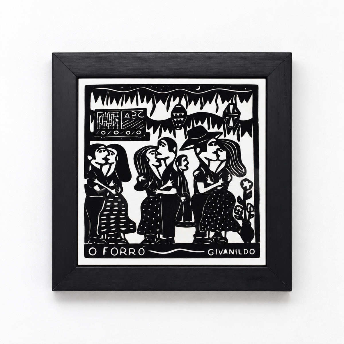 Quadrinho O Forró 20 X 20 cm