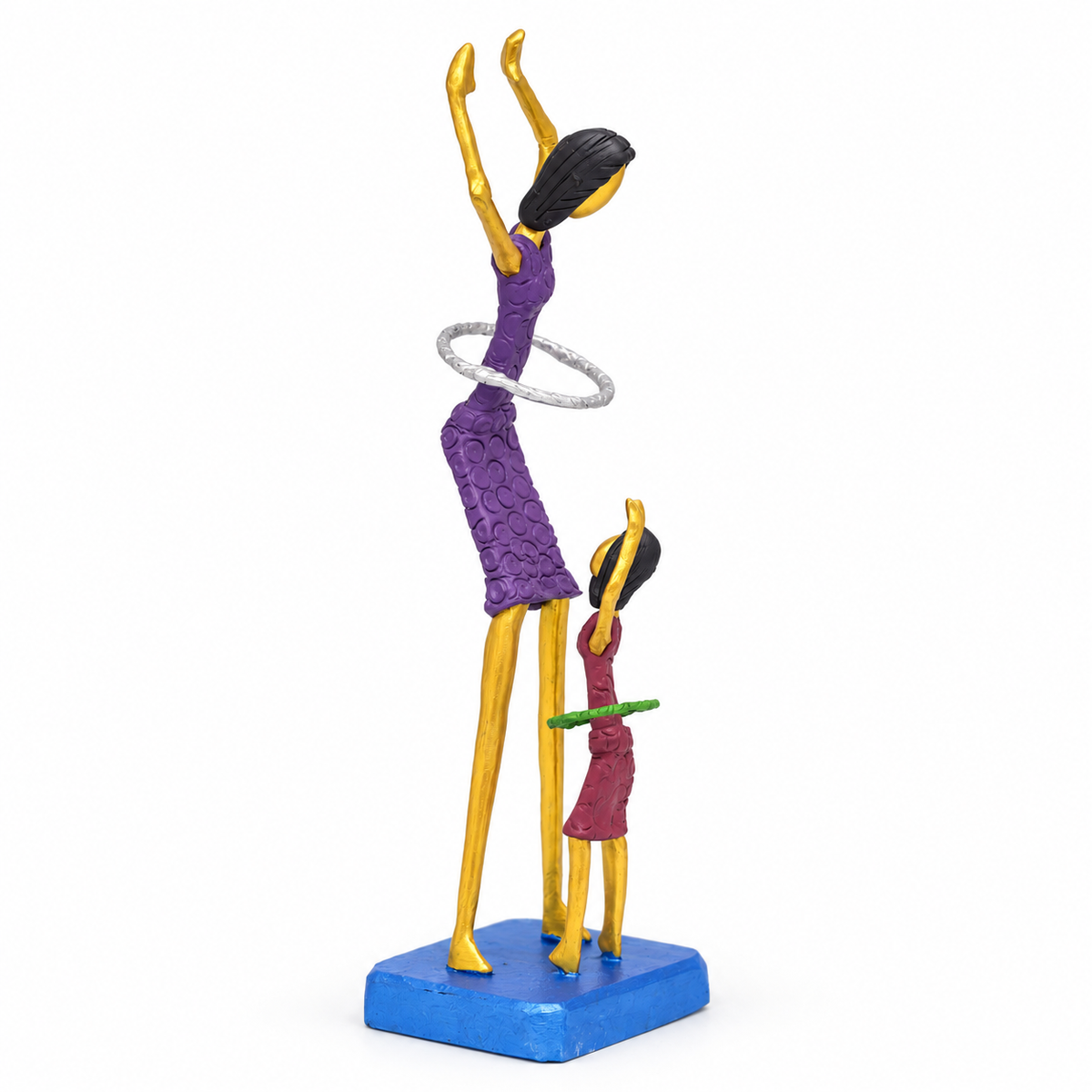 Escultura Mãe e Filha Bambolê G