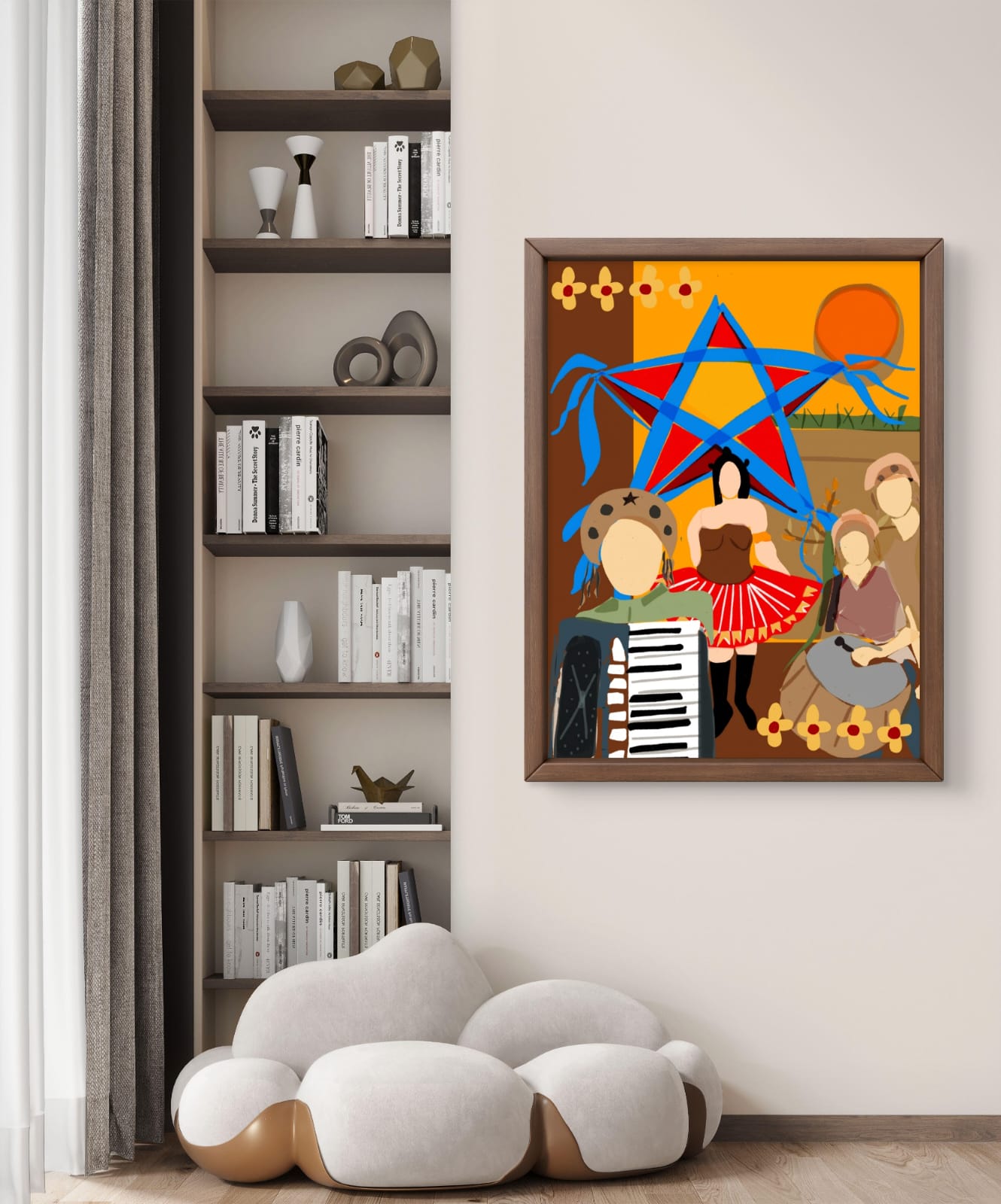 Gravura Festa no Sertão