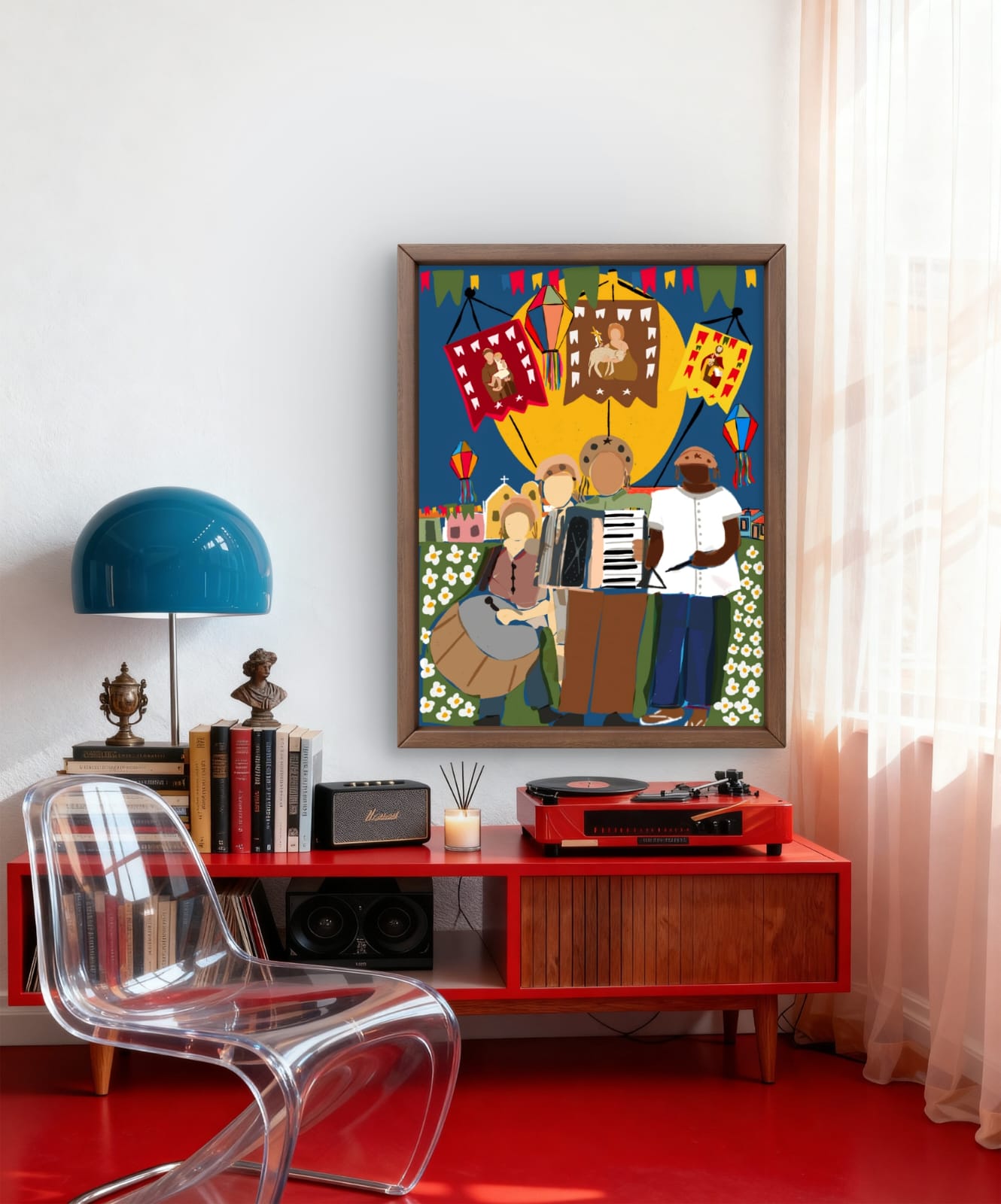 Gravura Festa no Interior