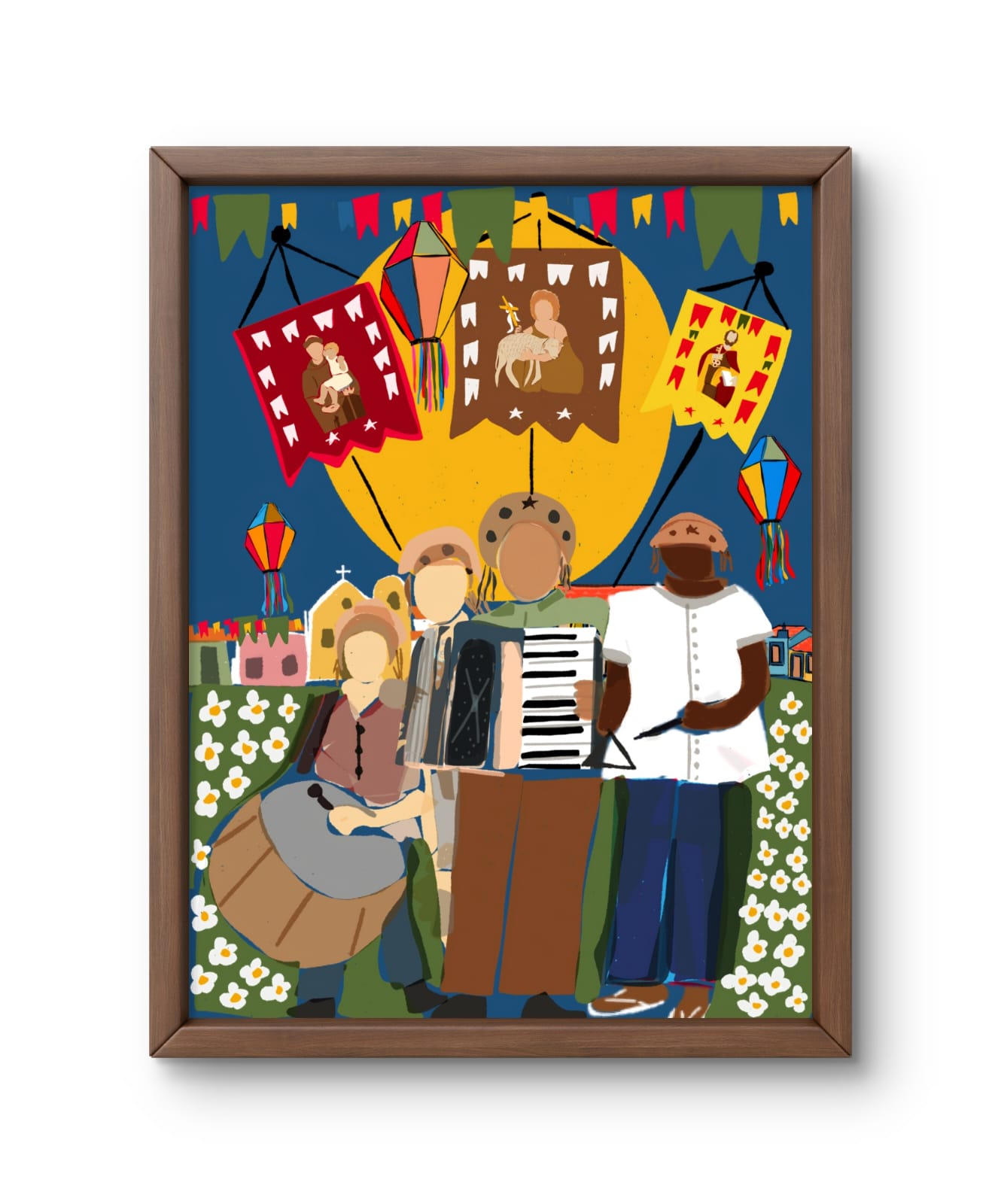 Gravura Festa no Interior