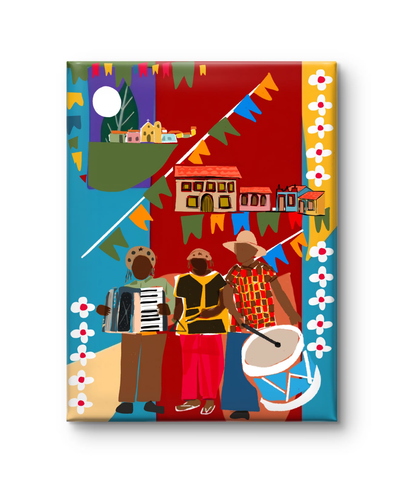 Gravura Forró no Sertão