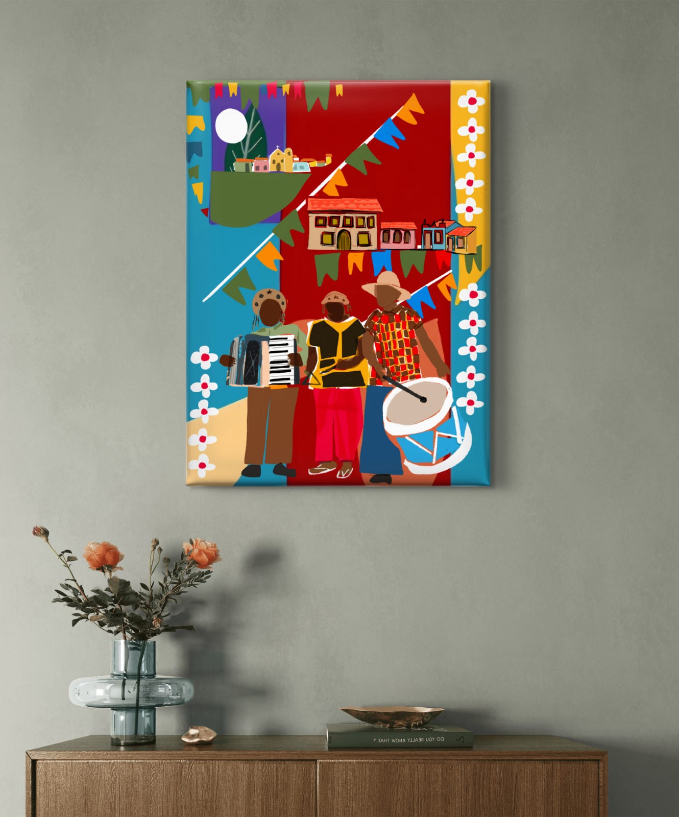 Gravura Forró no Sertão