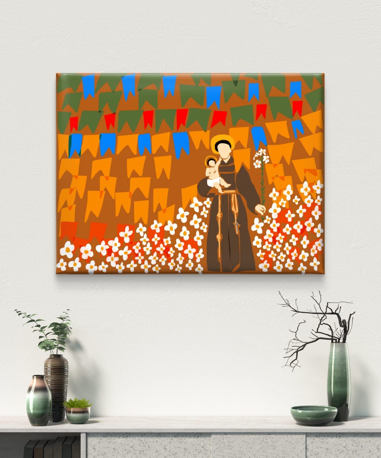 Gravura Festa para Santo Antônio