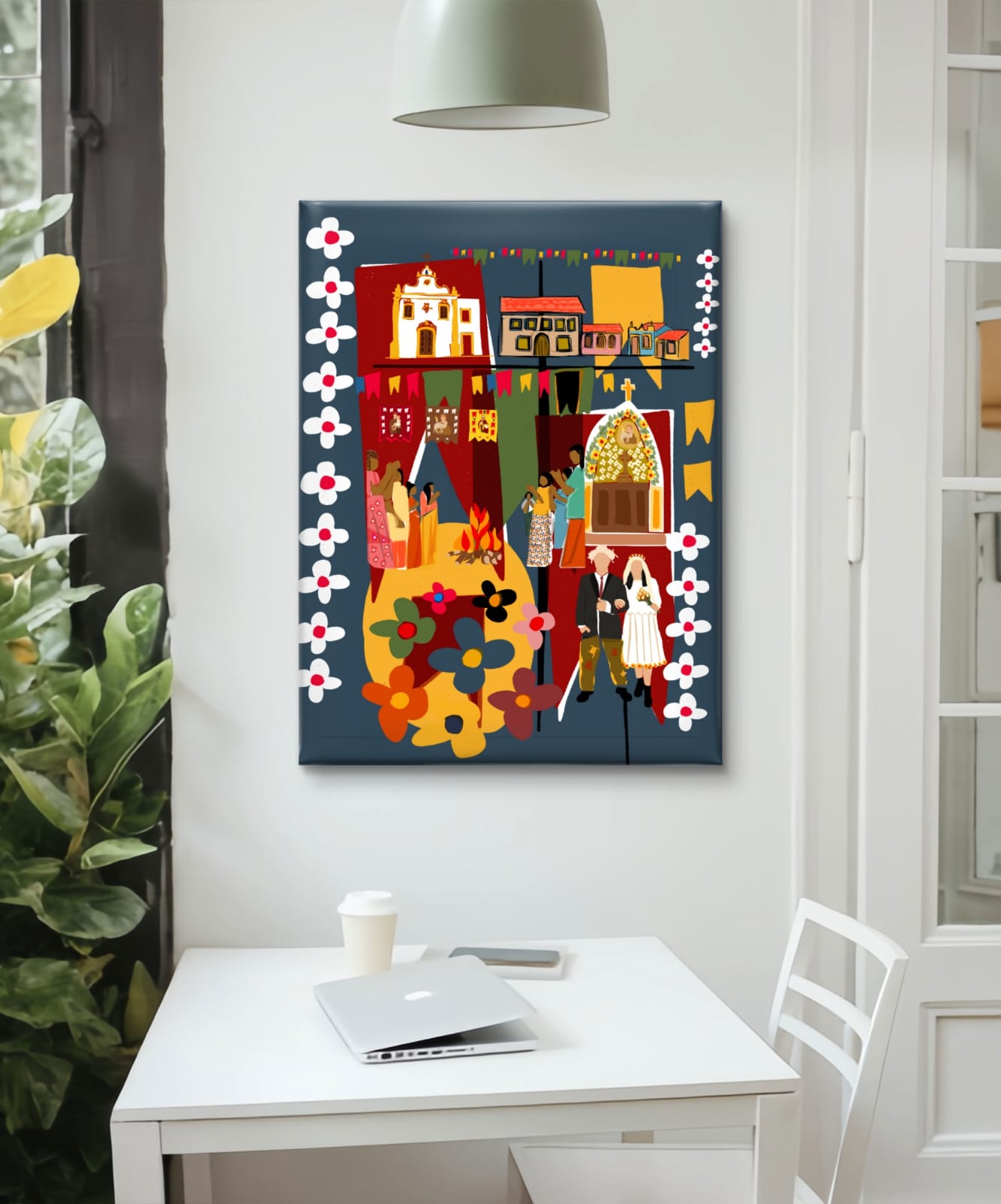 Gravura Olhares de Junho