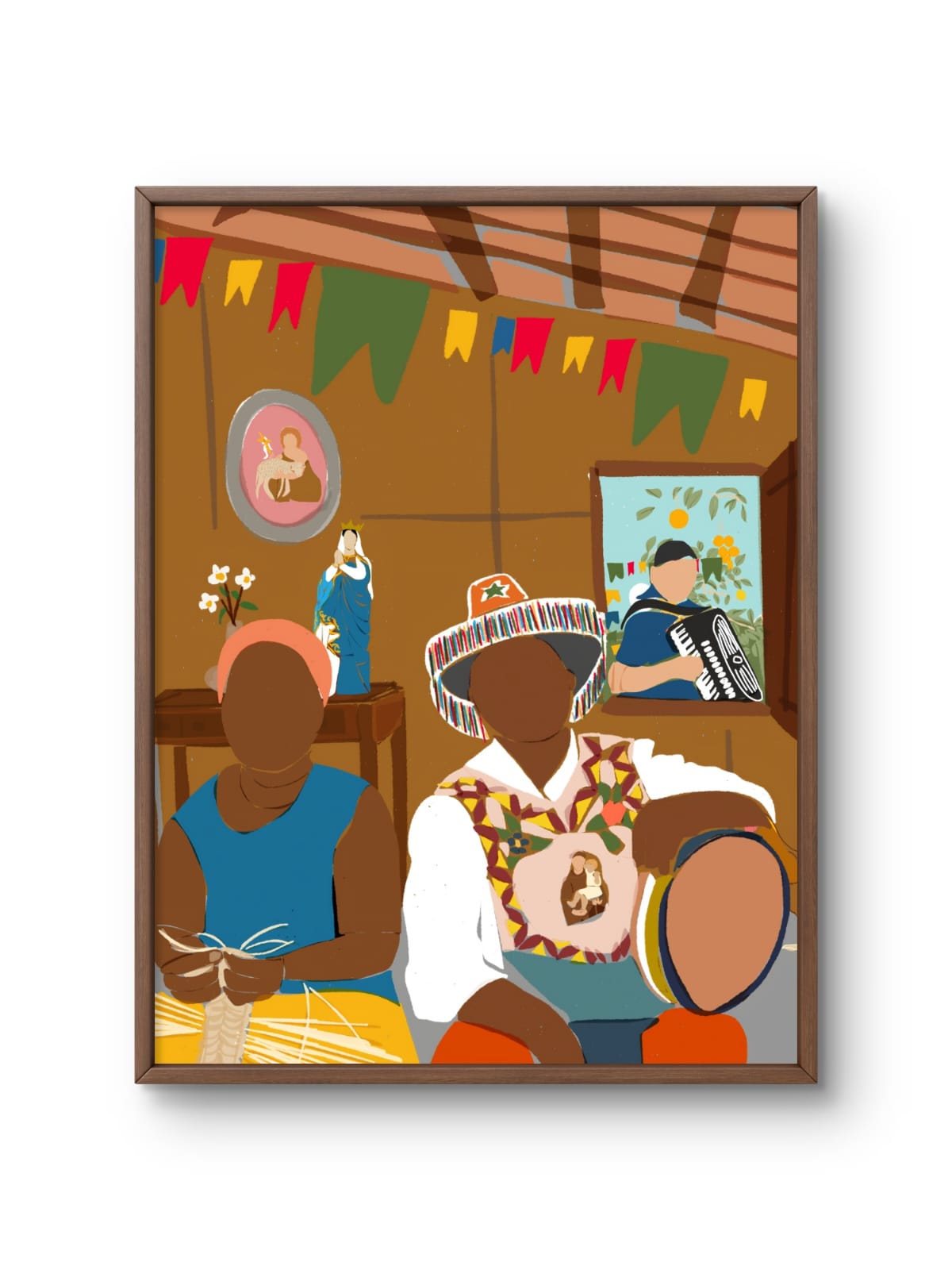 Gravura Roda de Casa