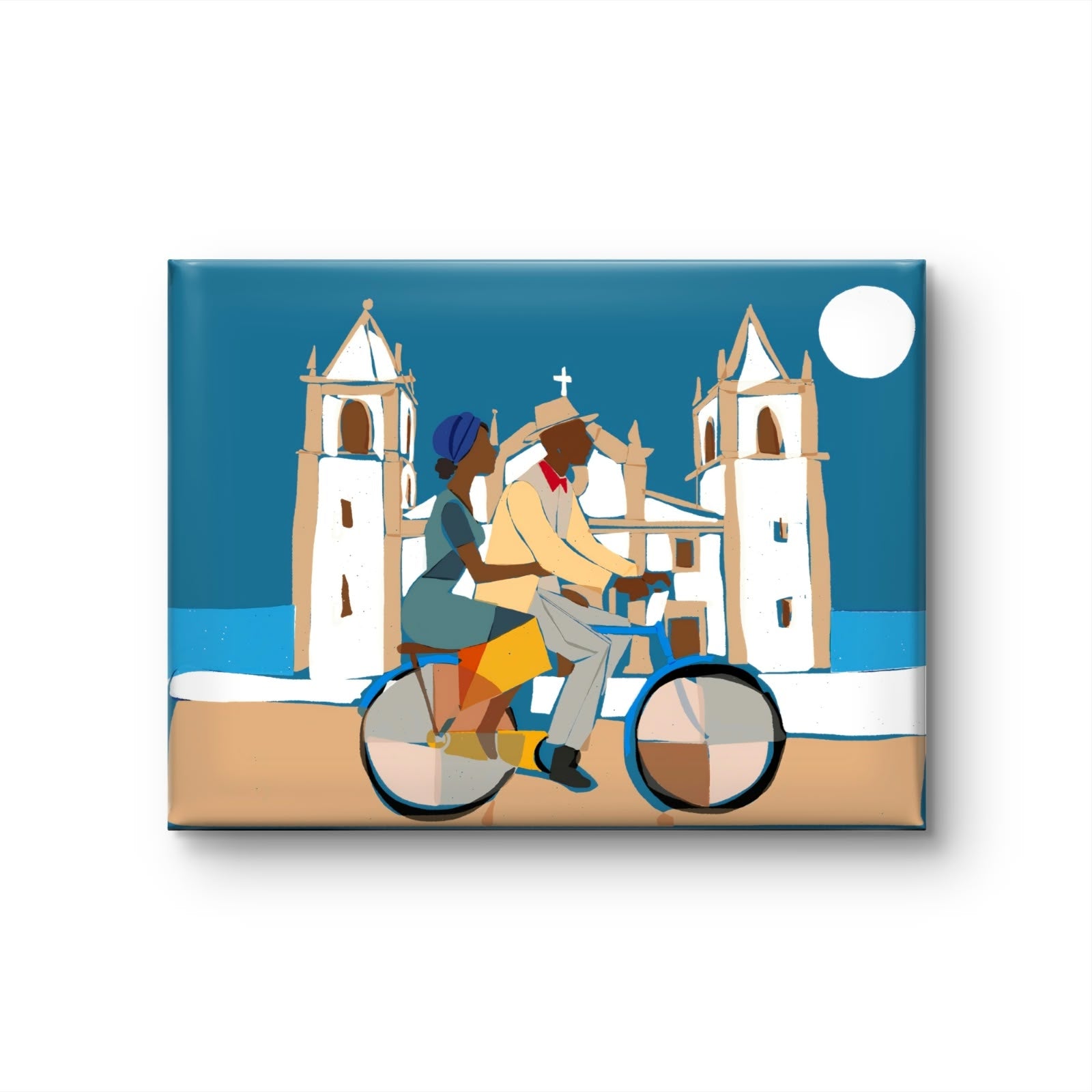 Gravura Pedalando de Noite