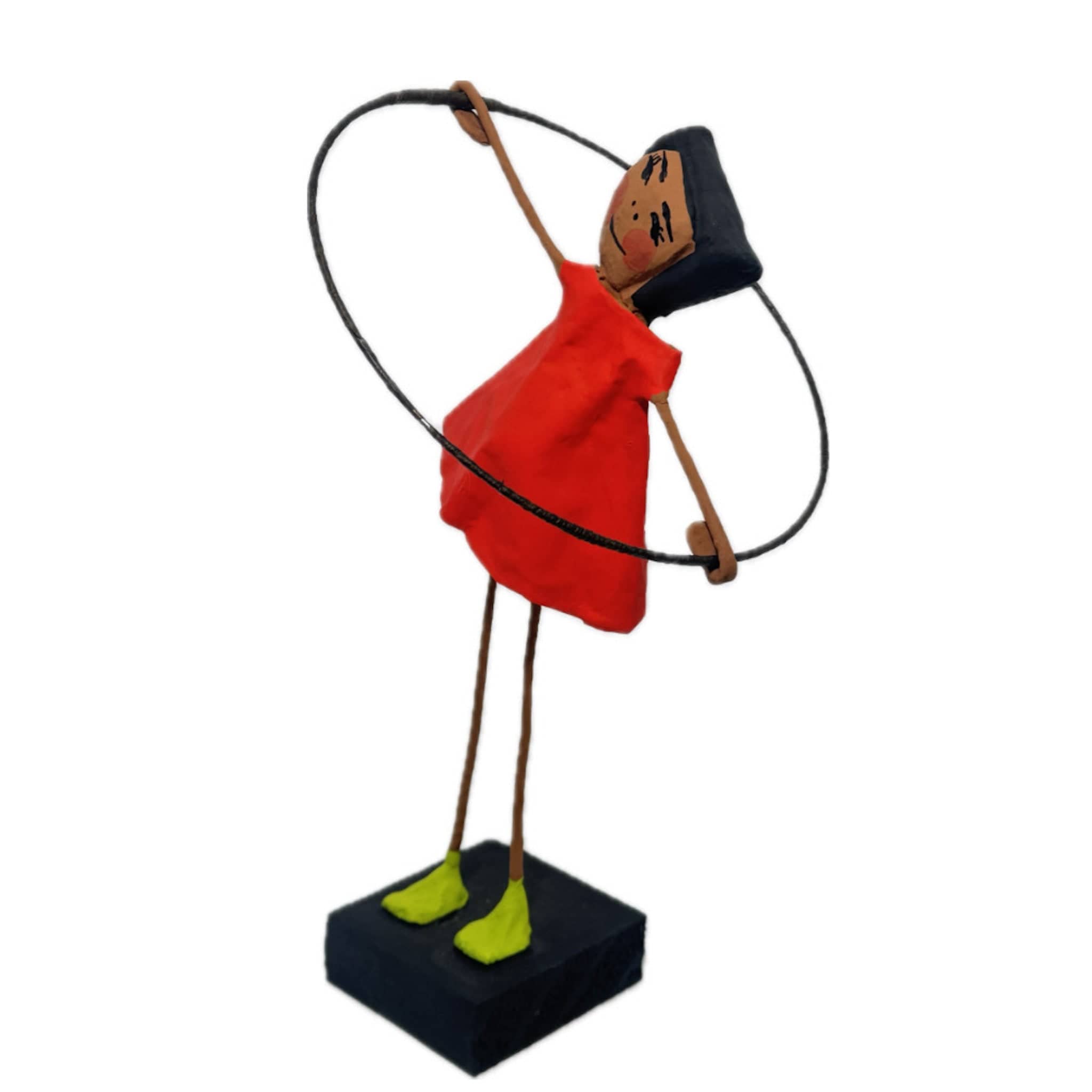 Escultura Brincadeira Infantil Bambolê - Vermelho 03