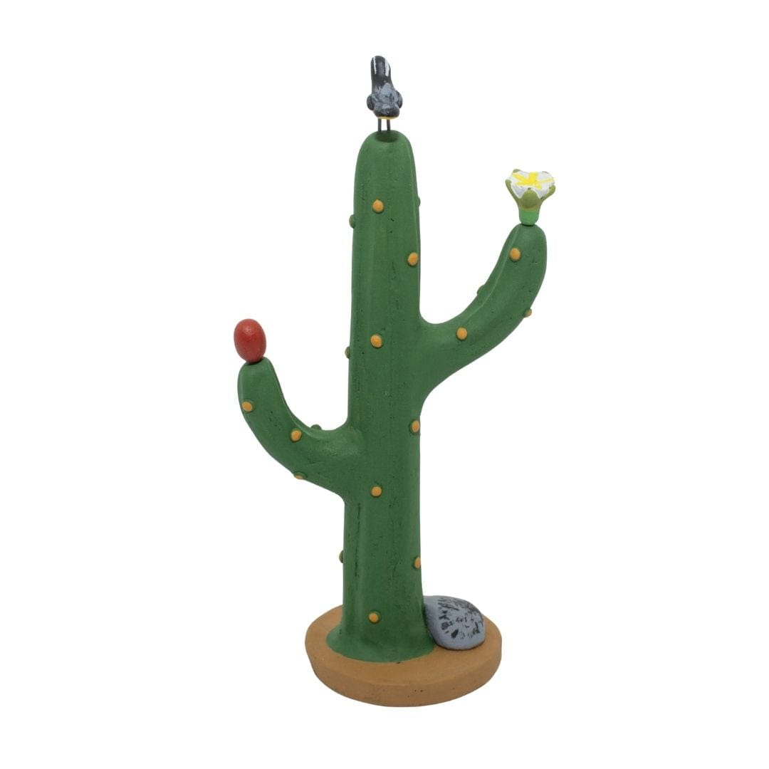 Escultura Cacto em Cerâmica P