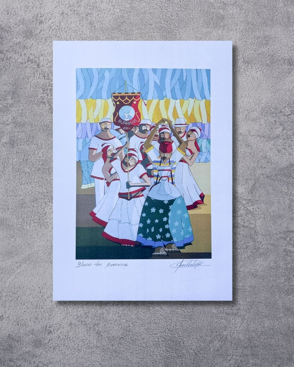 Gravura Bloco da Burrinha - 42 x 30 cm