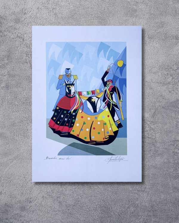 Gravura Bumba meu Boi - 25,5 x 18 cm