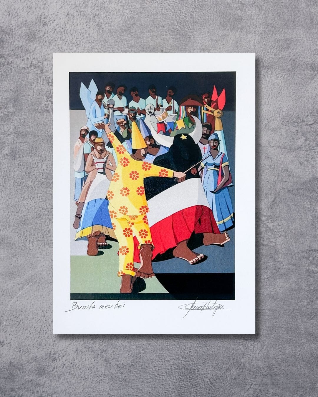 Gravura Bumba Meu Boi - 25,5 x 18 cm