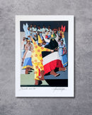 Gravura Bumba Meu Boi - 25,5 x 18 cm