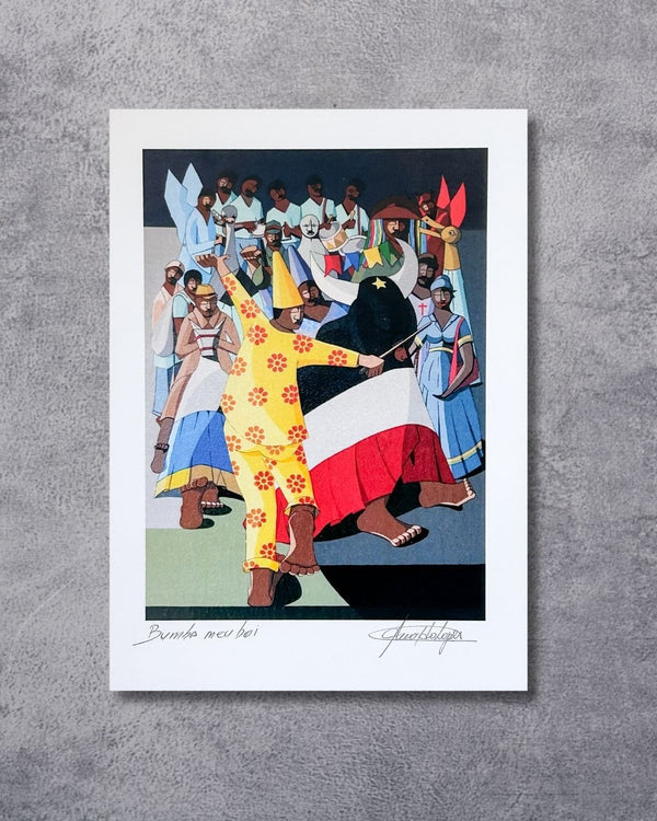 Gravura Bumba Meu Boi - 25,5 x 18 cm