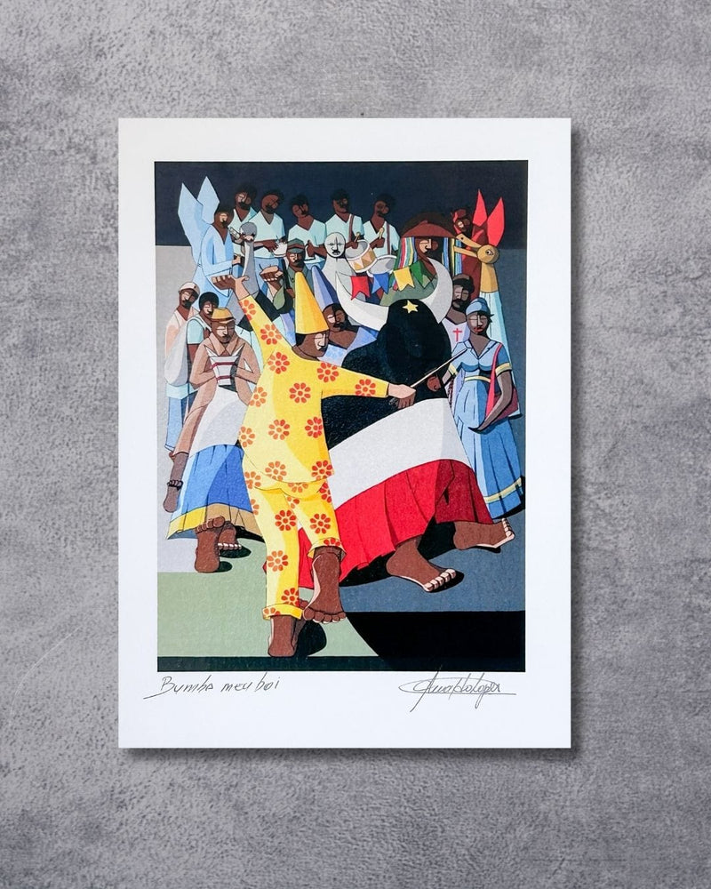 Gravura Bumba Meu Boi - 25,5 x 18 cm