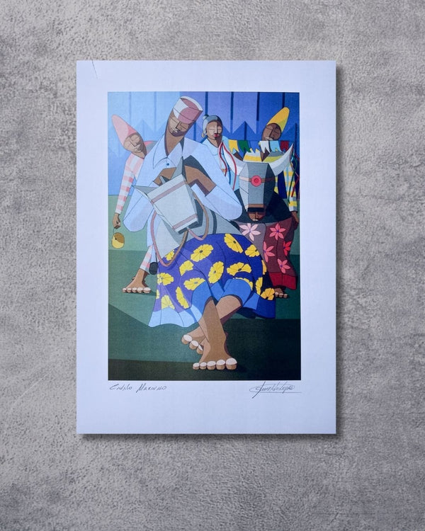 Gravura Cavalo Marinho - 25,5 x 18 cm