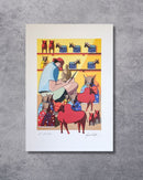 Gravura O Artesão - 42 x 30 cm