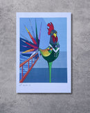 Gravura O Galo 1 - 42 x 30 cm