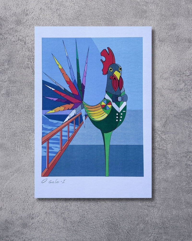 Gravura O Galo 1 - 42 x 30 cm