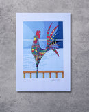 Gravura O Galo 2 - 25,5 x 18 cm