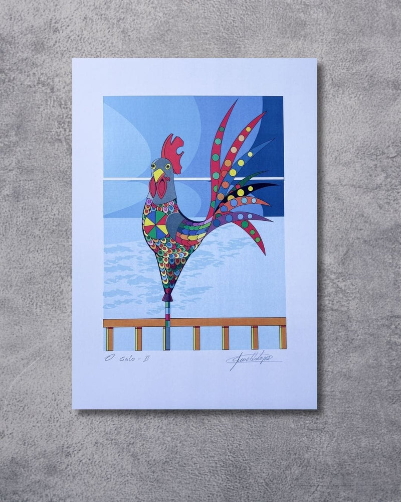 Gravura O Galo 2 - 25,5 x 18 cm