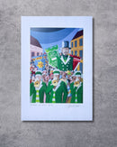 Gravura O Homem da Meia Noite - 25,5 x 18 cm