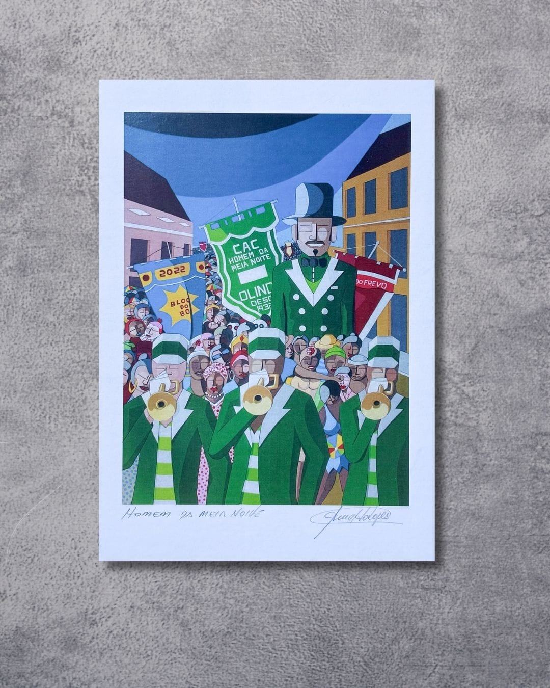 Gravura O Homem da Meia Noite - 42 x 30 cm