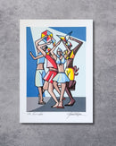 Gravura Os Passistas - 25,5 x 18 cm