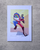 Gravura Passista de Frevo - 42 x 30 cm