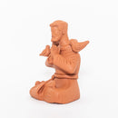 Escultura São Francisco Meditando em Barro