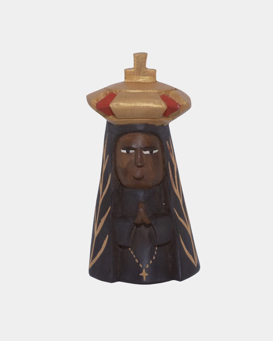 Mini Nossa Senhora Aparecida em Madeira