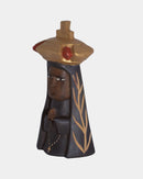 Mini Nossa Senhora Aparecida em Madeira