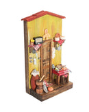 Quadro Cenas do Interior de Madeira