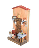 Quadro Cenas do Interior de Madeira