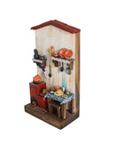 Quadro Cenas do Interior de Madeira