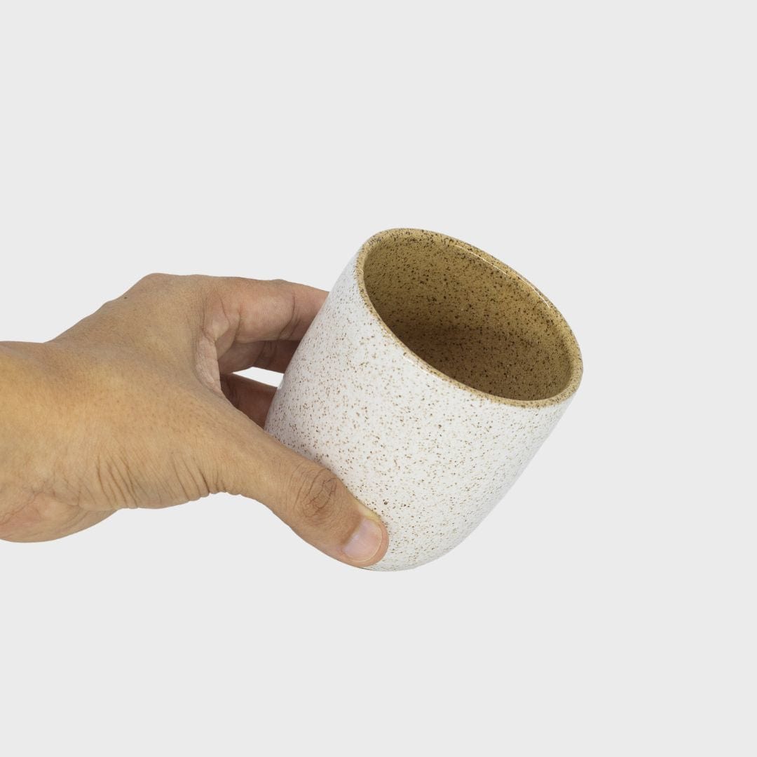 Copo Branco em Cerâmica
