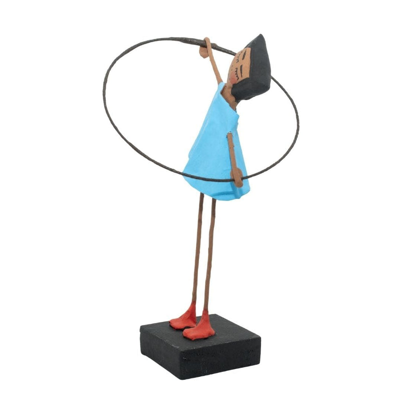 Escultura Brincadeira Infantil Bambolê - Azul