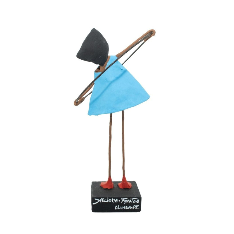 Escultura Brincadeira Infantil Bambolê - Azul