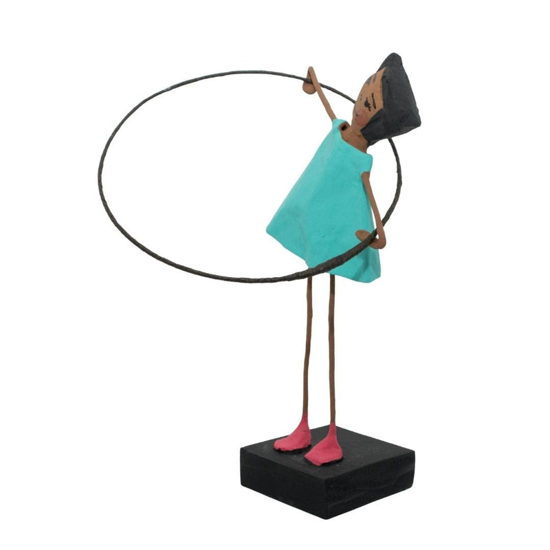Escultura Brincadeira Infantil Bambolê - Azul
