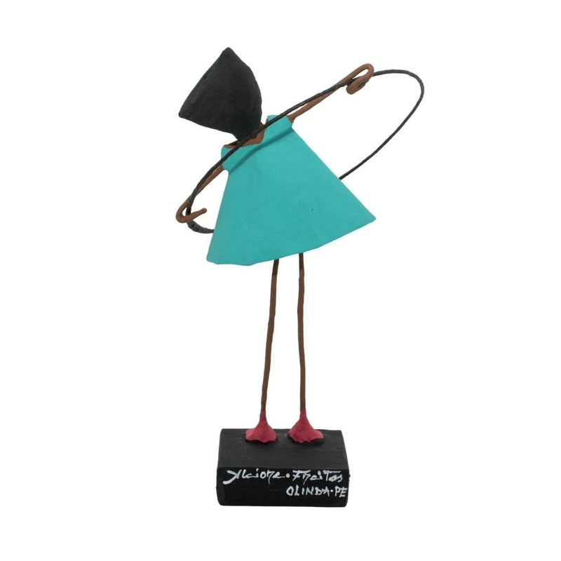 Escultura Brincadeira Infantil Bambolê - Azul