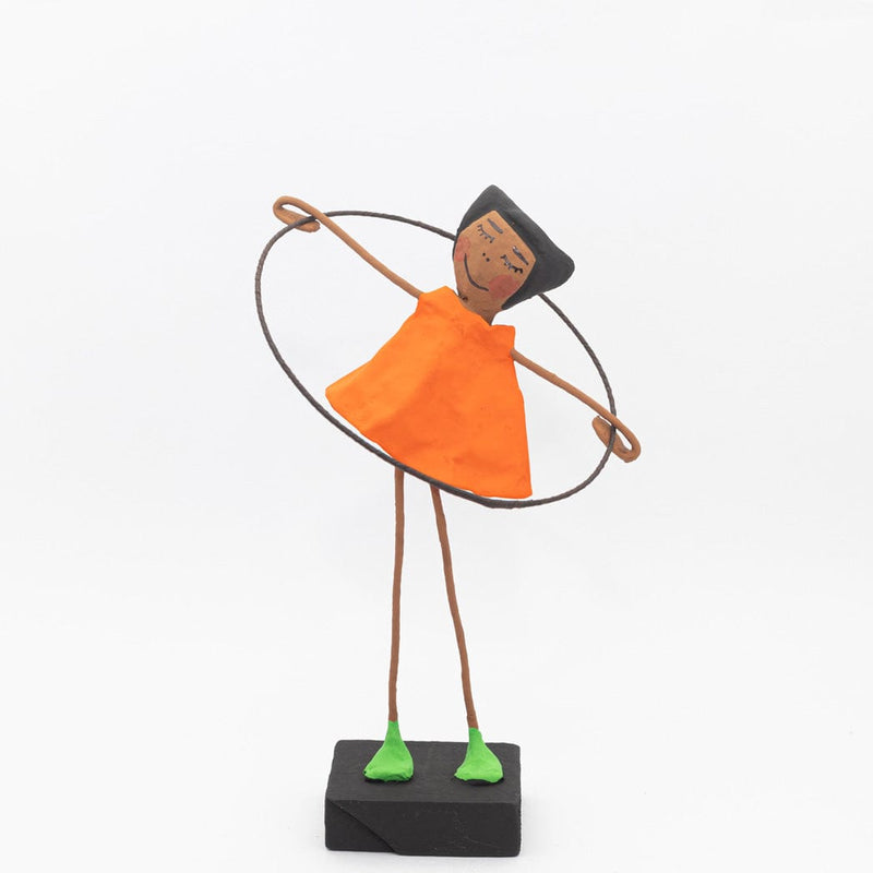 Escultura Brincadeira Infantil Bambolê - Laranja