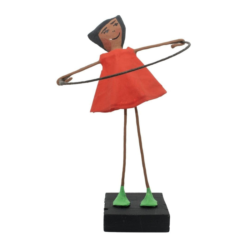 Escultura Brincadeira Infantil Bambolê - Vermelha