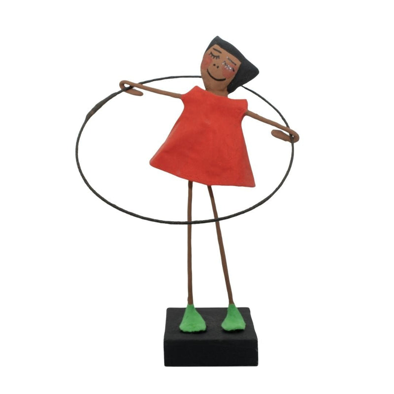 Escultura Brincadeira Infantil Bambolê - Vermelha
