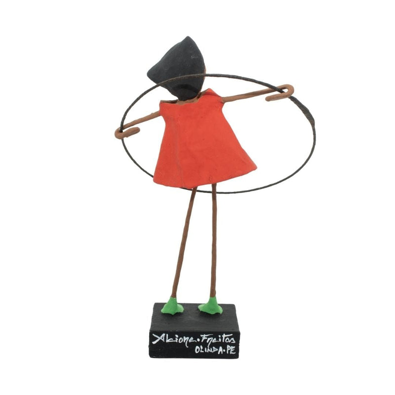 Escultura Brincadeira Infantil Bambolê - Vermelha