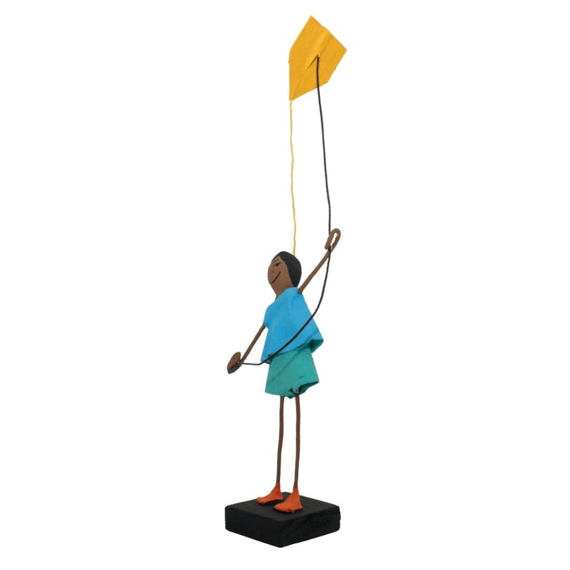 Escultura Brincadeira Infantil - Pipa Amarela