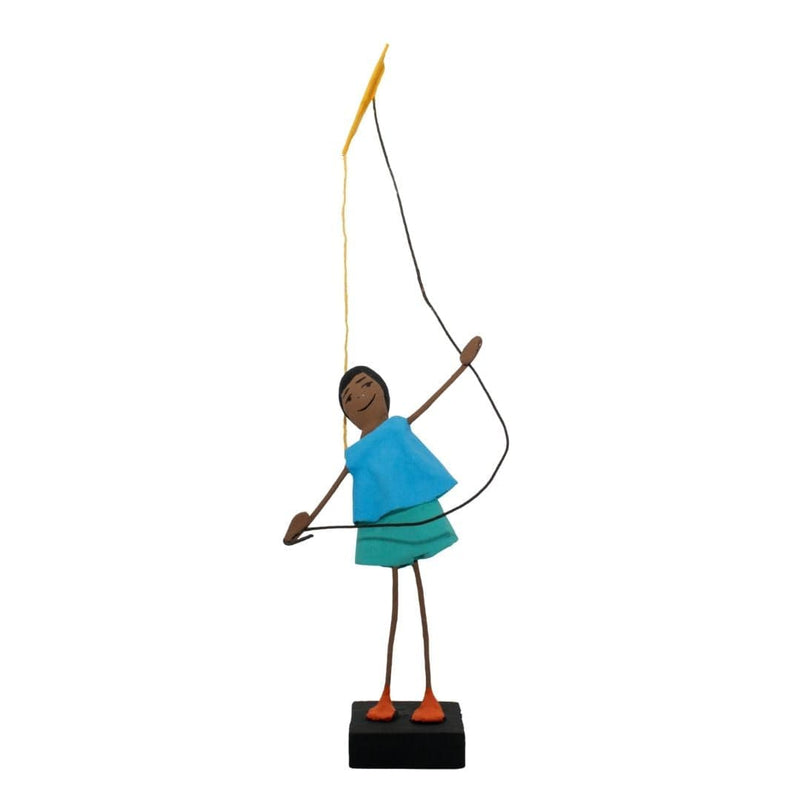 Escultura Brincadeira Infantil - Pipa Amarela