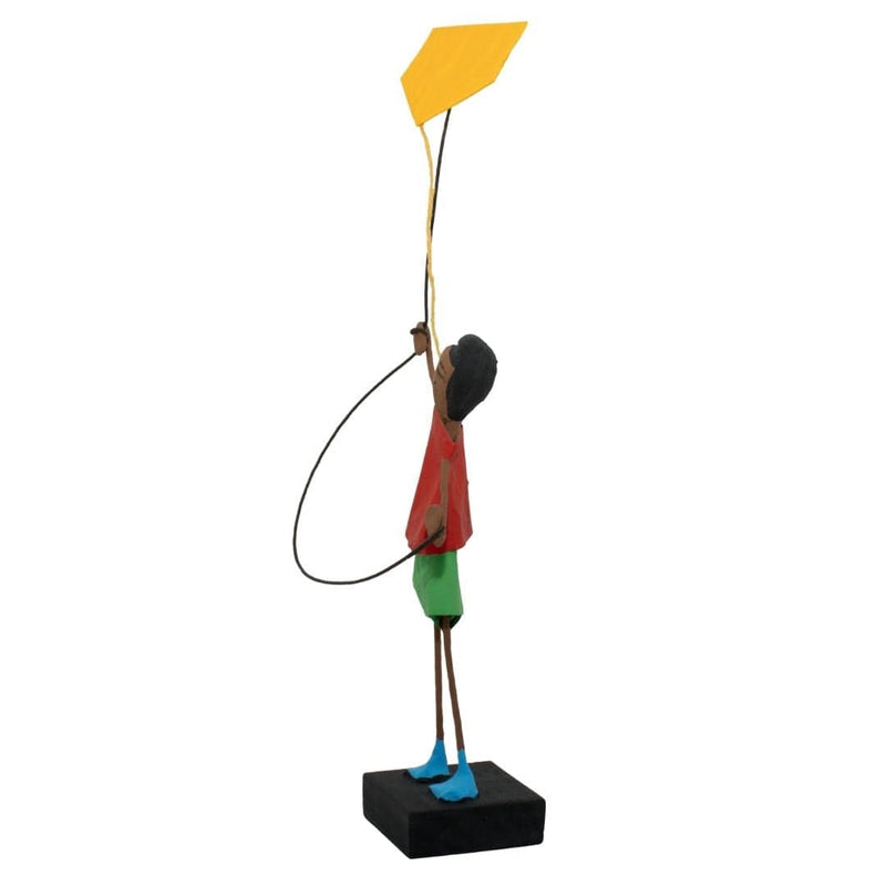 Escultura Brincadeira Infantil - Pipa Amarela